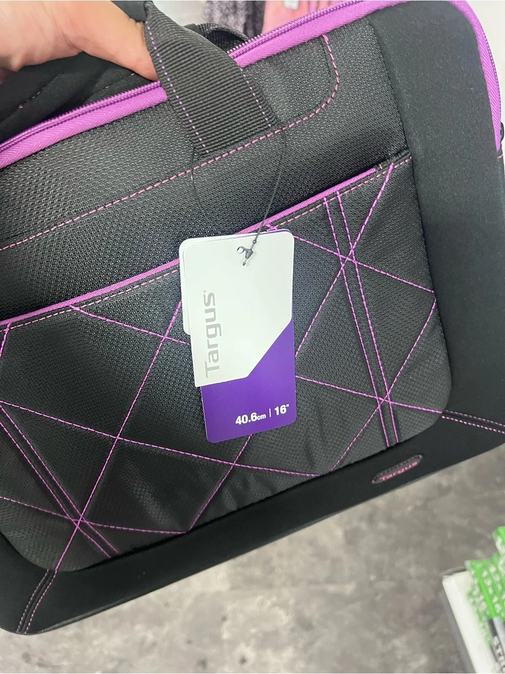Purple and Black Targus Laptop Bag - Up to 16” Laptops Brand New
